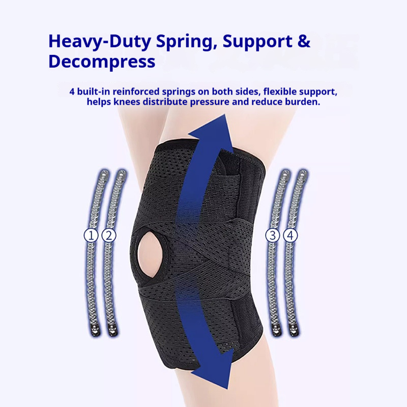 Special knee pad for outdoor hiking and meniscus injury