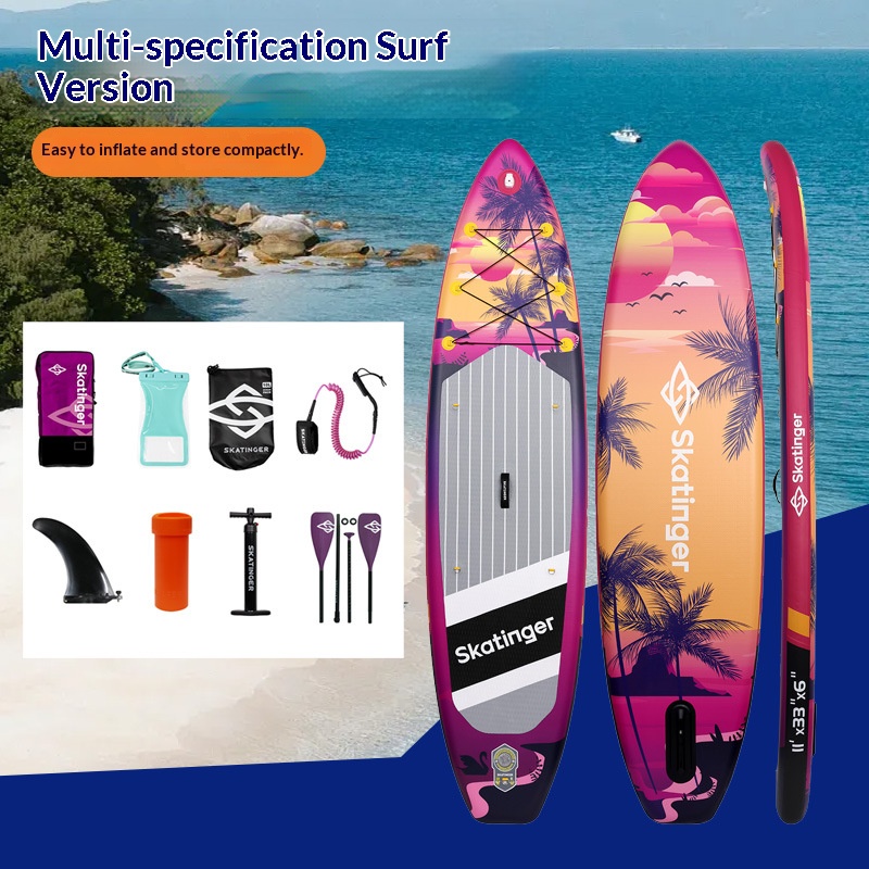 Stand-up inflatable paddleboard