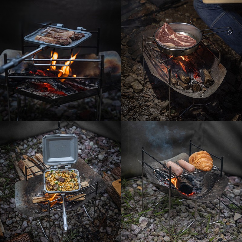 OutGearPro-SOLO-A4 outdoor portable folding fire pit