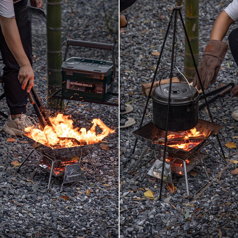OutGearPro-MT-2 Multi-Function Windproof Camping Barbecue Grill