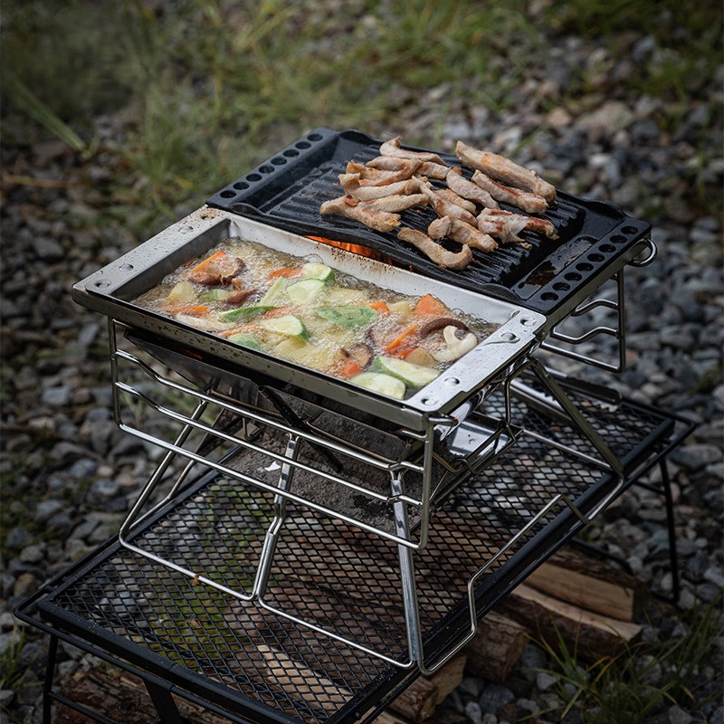 OutGearPro-[X-TWO] Folding Barbecue Grill