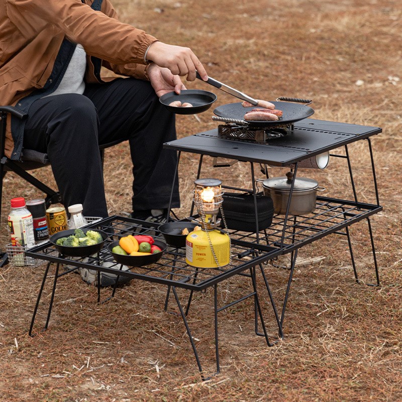 OutGearPro-CK-2G Outdoor Camping Foldable IGT Module Barbecue Table