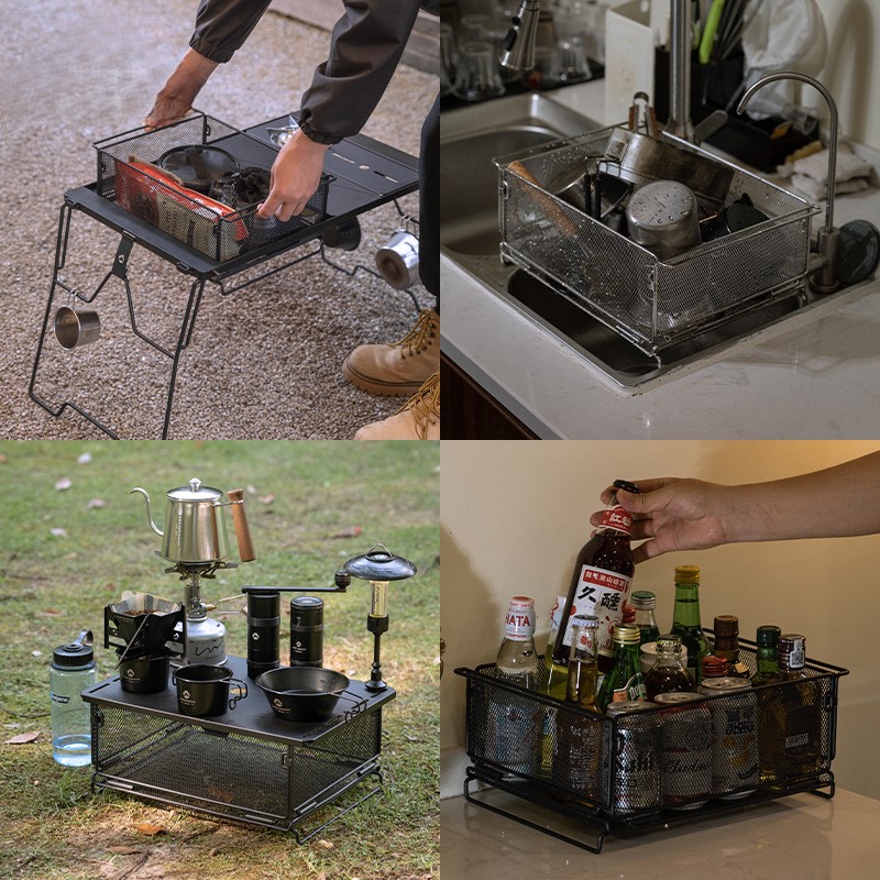 OutGearPro-CK-24 Outdoor IGT Table 1-Unit Combination Multifunctional Drain Basket
