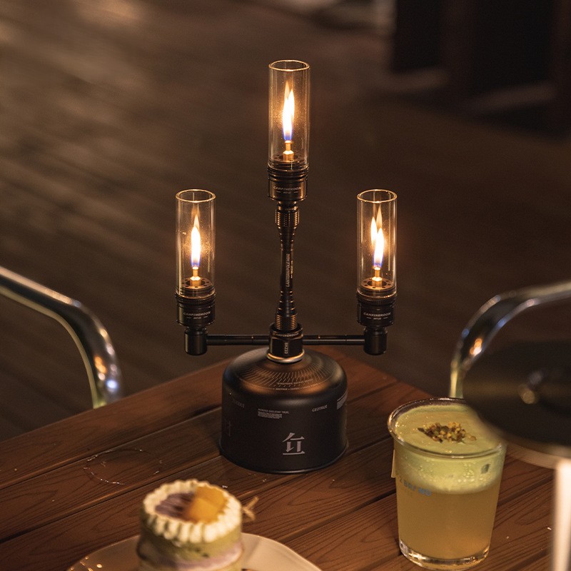 OutGearPro-T-1D Wickless Outdoor Camping Straight Cylinder Candle Light