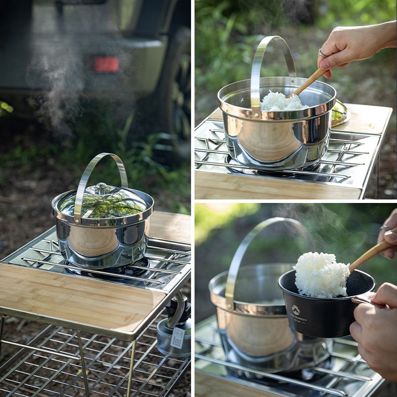 OutGearPro-CC-21 Thickened Stainless Steel Outdoor Soup Pot