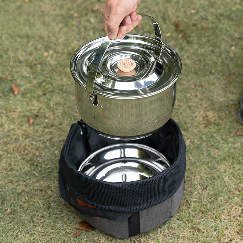 OutGearPro-MC-210 Stainless Steel Cookware Set