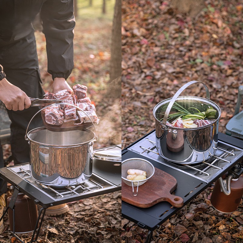 OutGearPro-CC-24 5.9L Stainless Steel Outdoor Soup Pot