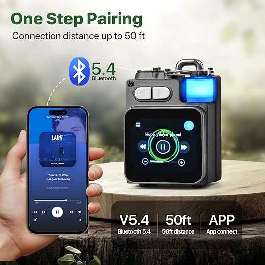 Mini Smart Screen Bluetooth Speaker DK08