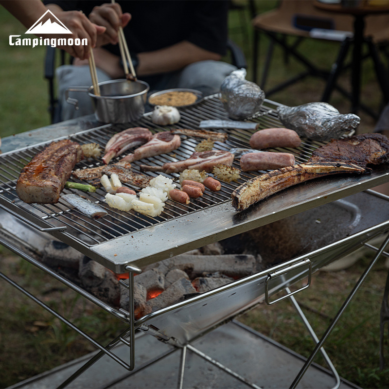 MT outdoor camping equipment-Firepit BBQ grill
