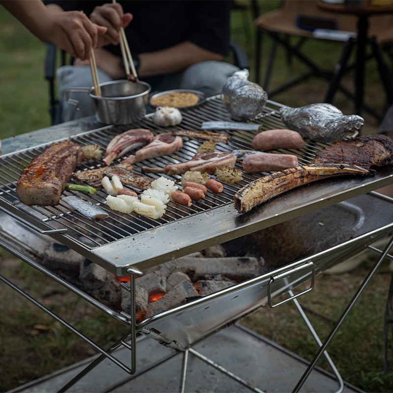 OutGearPro-MT outdoor camping equipment-Firepit BBQ grill