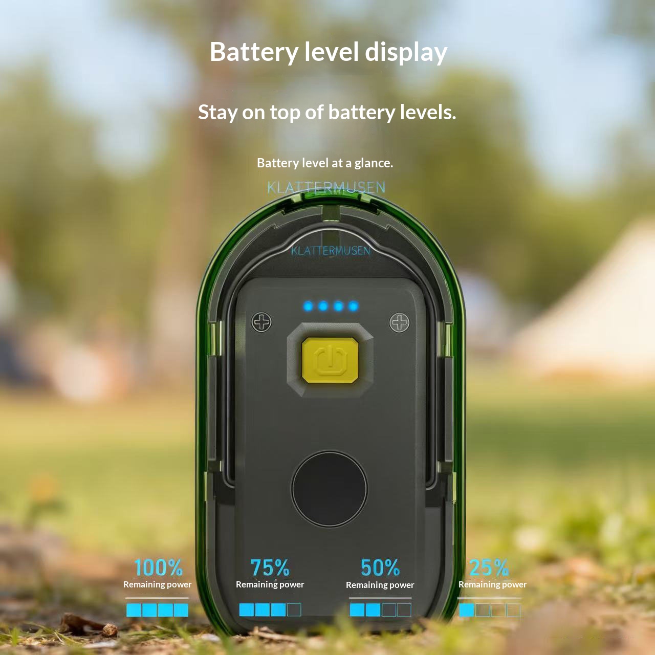 Outdoor camping long-lasting tape measure with ambient light