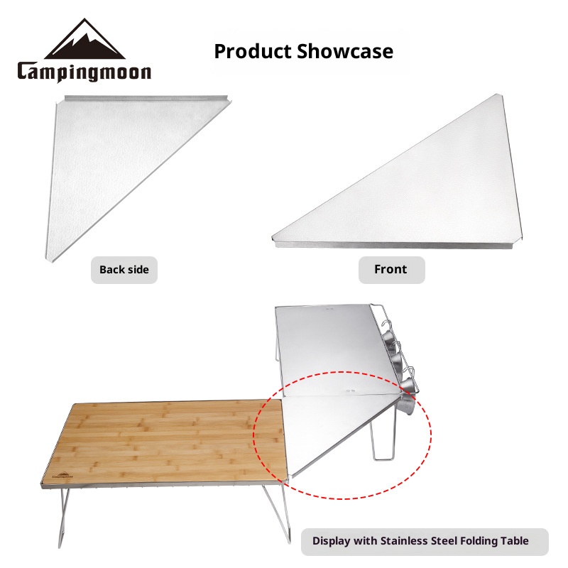 T-2306 Stainless Steel Patterned Triangular Top Plate
