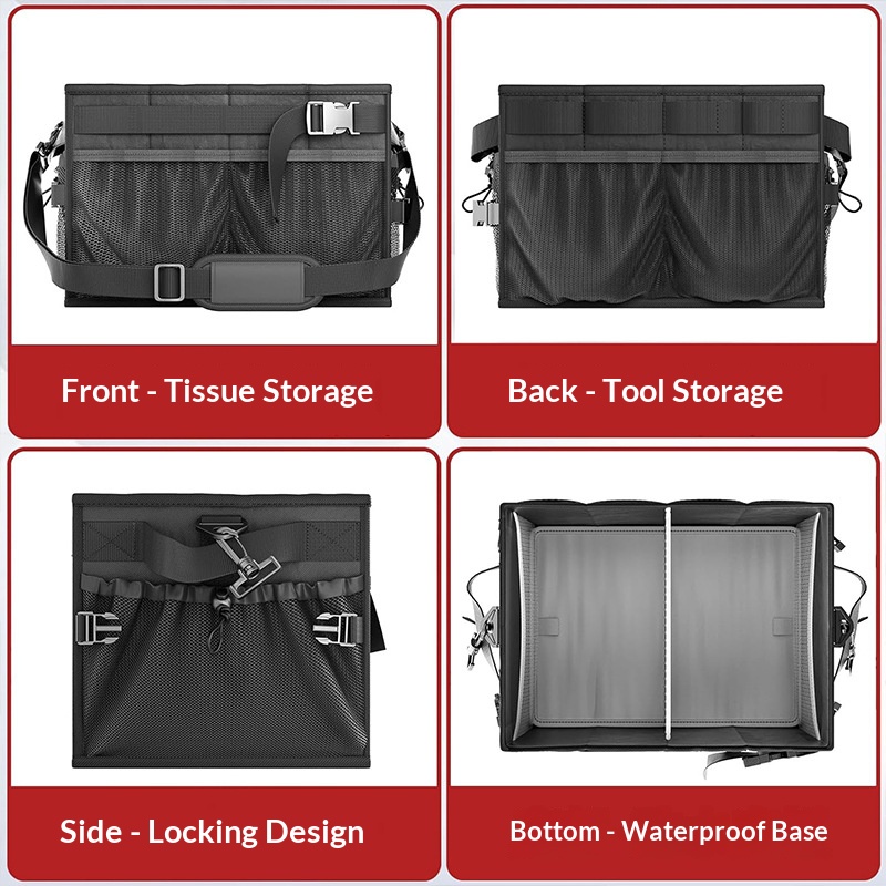 Outdoor camping and picnic tool storage box