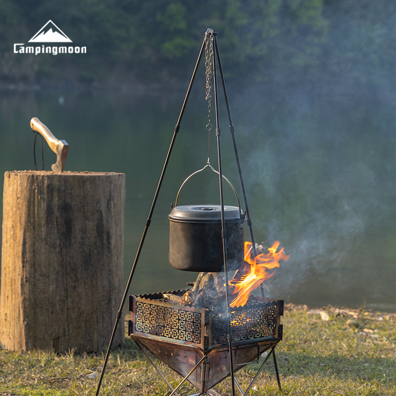 Large Capacity Aluminum Alloy Camping Hanging Pot