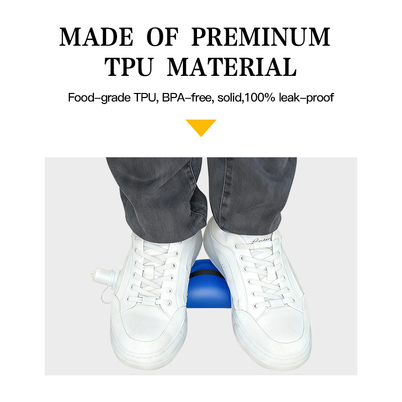 TPU soft outdoor sports portable folding water bottle