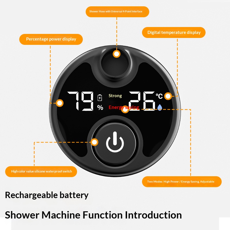 Outdoor portable shower