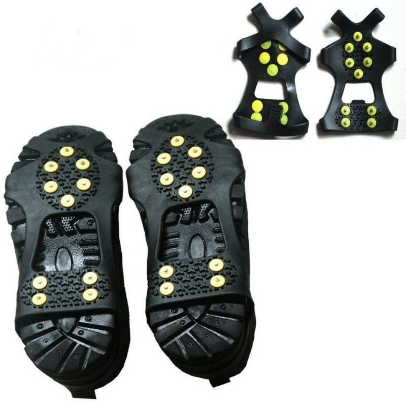 Ten-tooth steel nail snow anti-slip shoes with ice claws