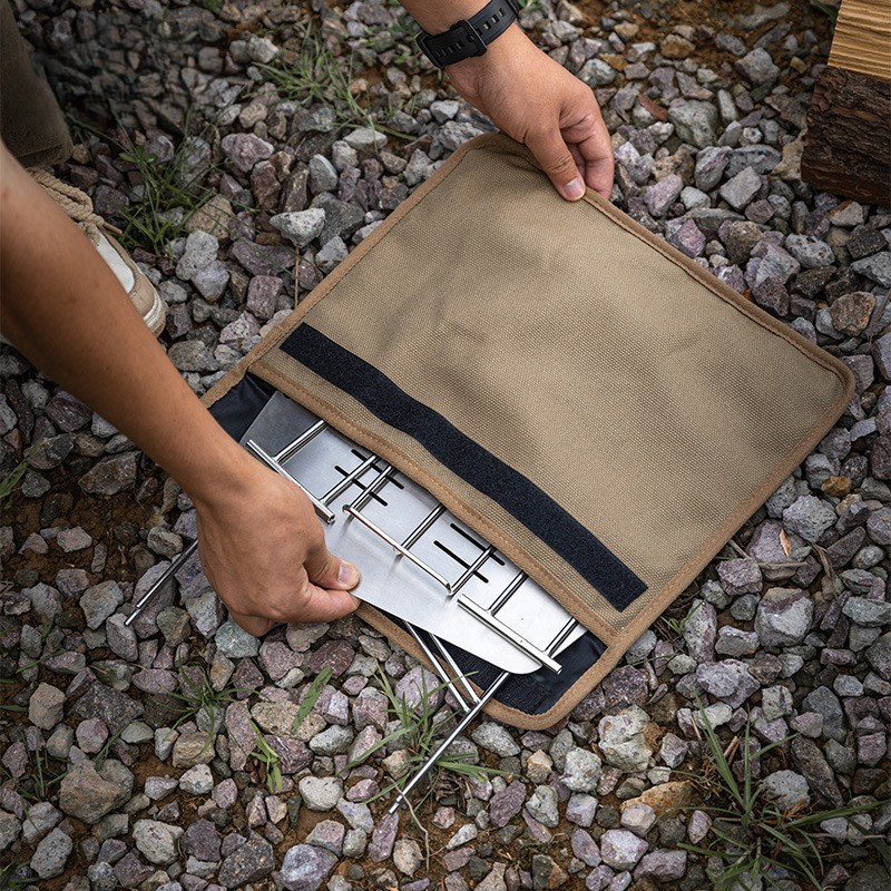 OutGearPro-SOLO-A4 outdoor portable folding fire pit