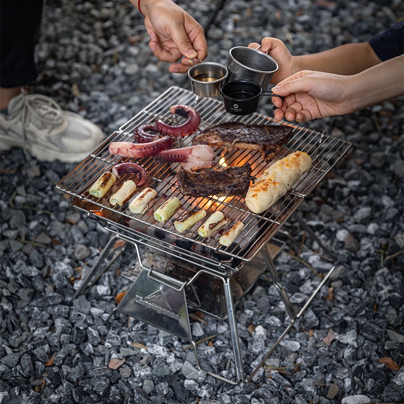 OutGearPro-MT-2 Multi-Function Windproof Camping Barbecue Grill