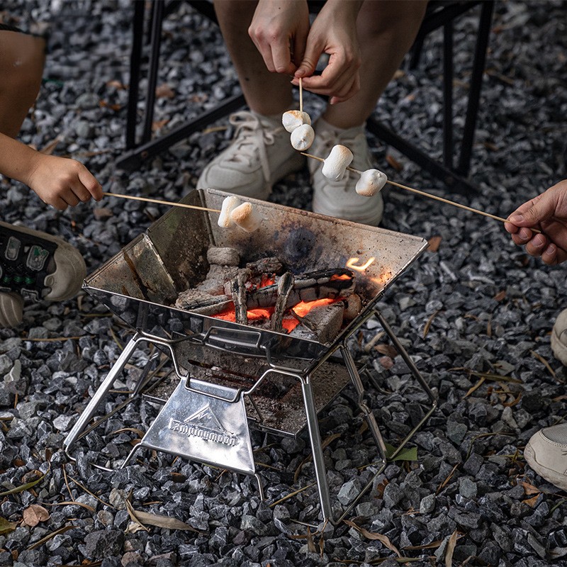 OutGearPro-MT-3 Multi-Function Windproof Camping Barbecue Grill