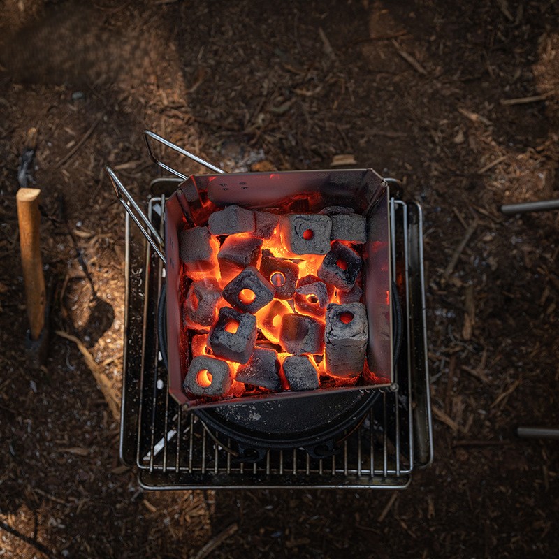 OutGearPro-MT-Stainless Steel Folding Firewood Stove