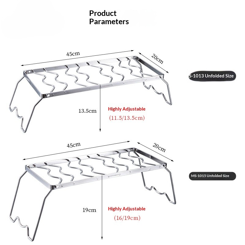 OutGearPro-[MS-1013] Extended Medium Stove Rack