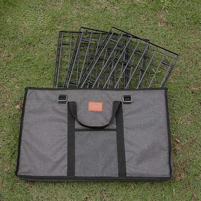 OutGearPro-T-235 Outdoor Picnic Wrought Iron Folding Storage Table