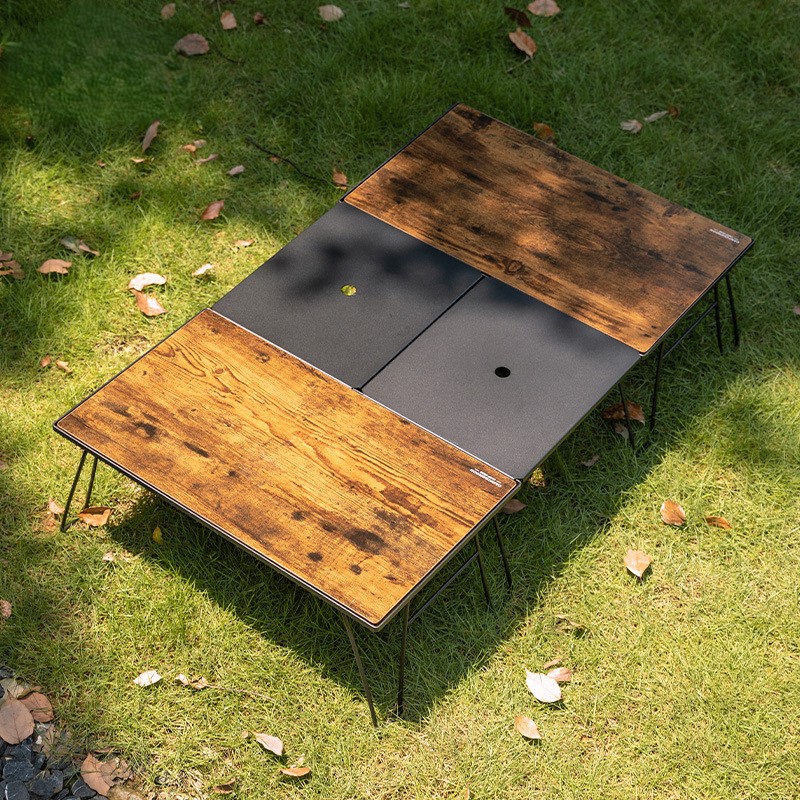 OutGearPro-T-2359BK Aluminum Alloy Top Plate for Lightweight Mesh Table