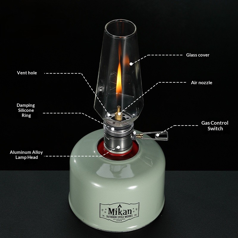 OutGearPro-T-1 Outdoor Wickless Candle Gas Lamp
