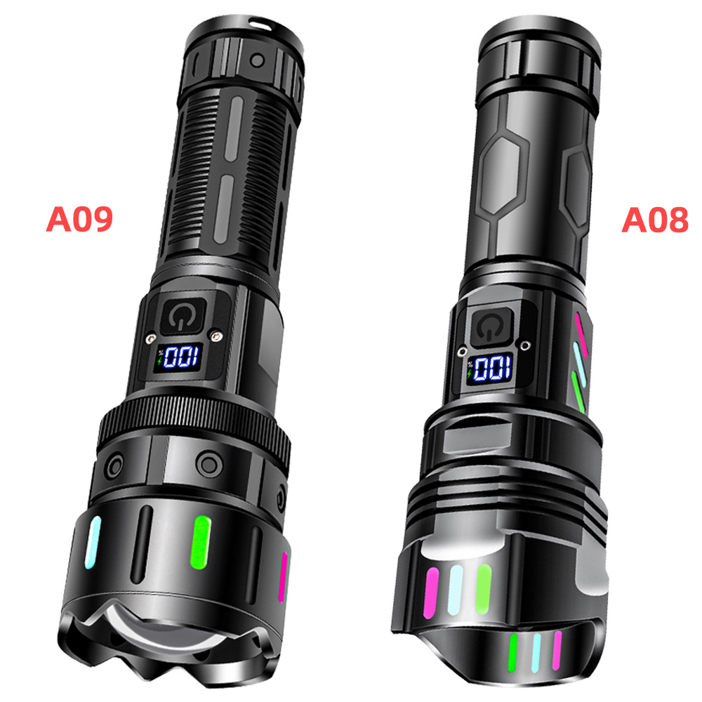 New outdoor laser gun ultra-bright long-range telescopic portable white laser charging tactical flashlight-Hello, this is OutGearPro