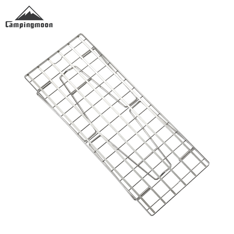 T-225A Camping Stainless Steel Narrow Lightweight Mesh Table