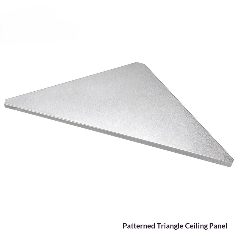 T-2306 Stainless Steel Patterned Triangular Top Plate