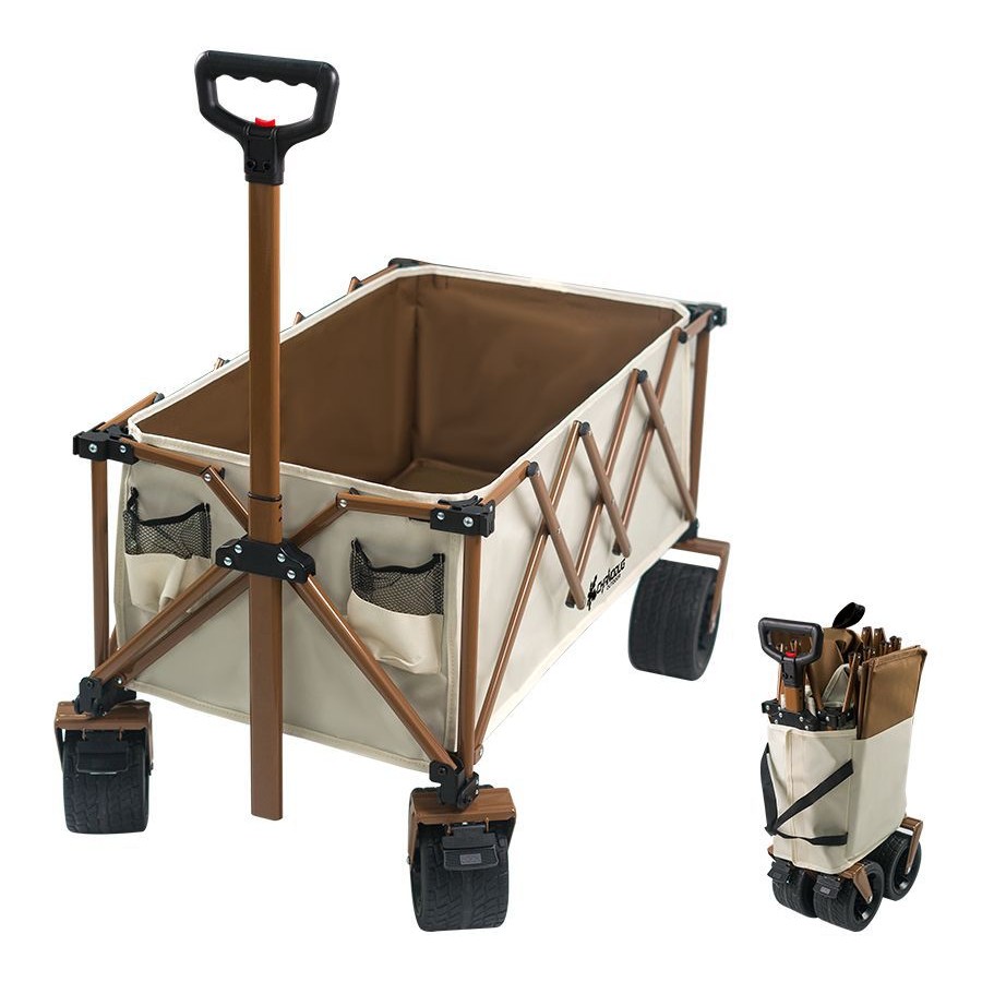 Outdoor portable folding camping car