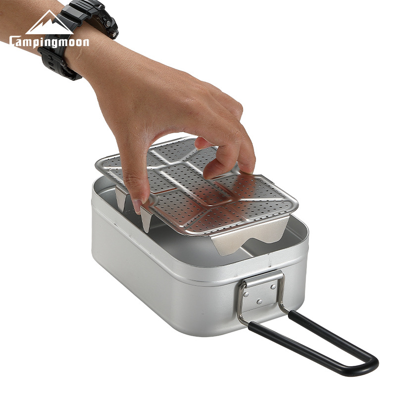 Outdoor Camping Lunch Box Bottom Grid