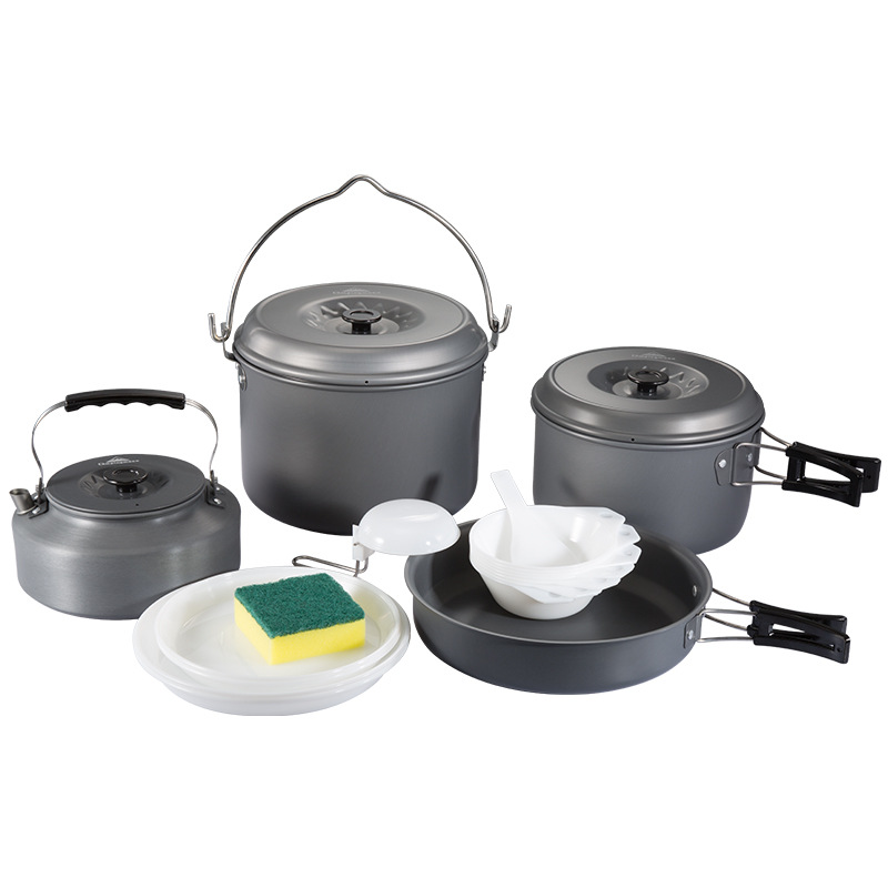 MC-700 Camping Cookware Set for 7-8 Persons