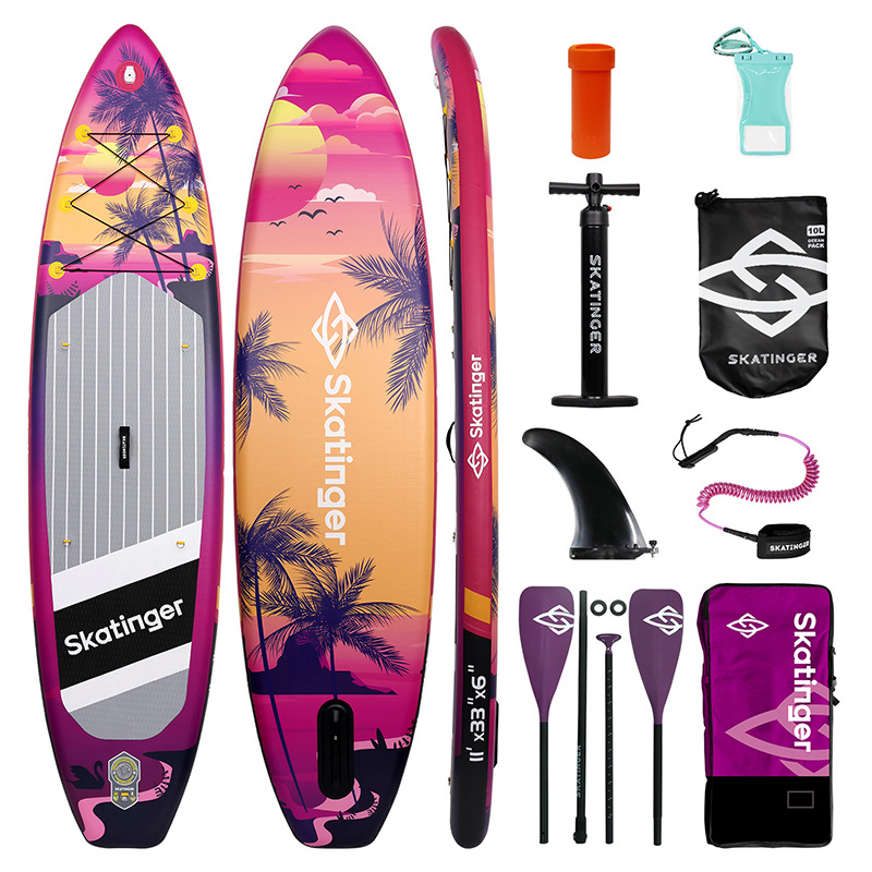 Stand-up inflatable paddleboard