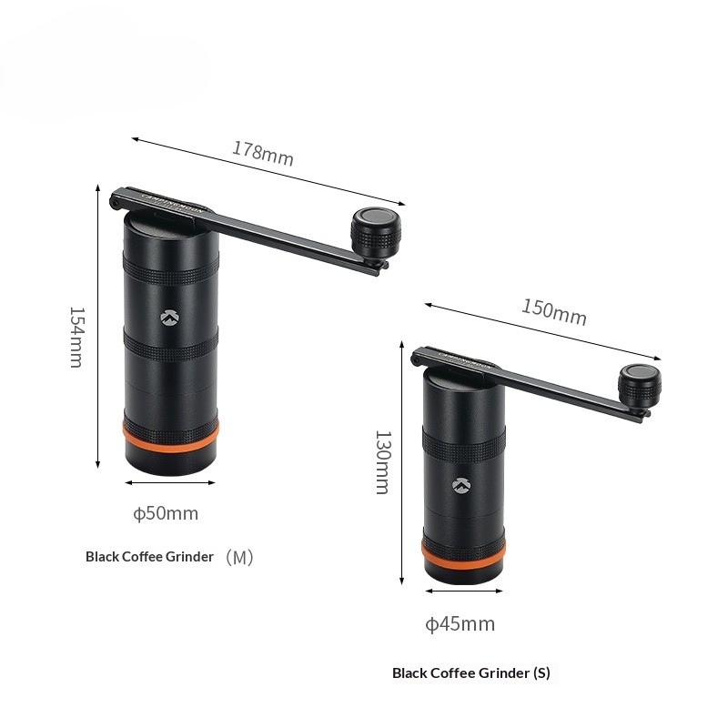 OutGearPro-CC-115 Stainless steel core grinding and folding hand-crank coffee grinder