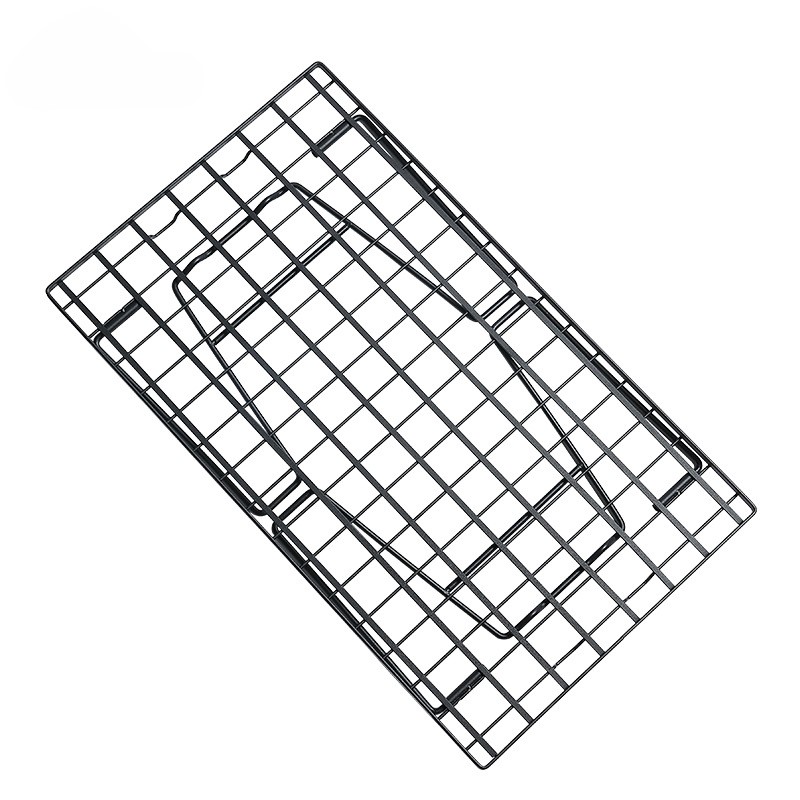 OutGearPro-T-225A Camping Stainless Steel Narrow Lightweight Mesh Table
