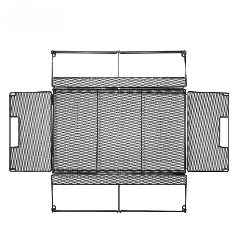 OutGearPro-CK-51BK Diamond Pattern Two-Unit Half Fence Mesh Cage