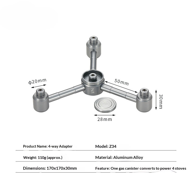 OutGearPro-Z34  1-to-4 Adapter