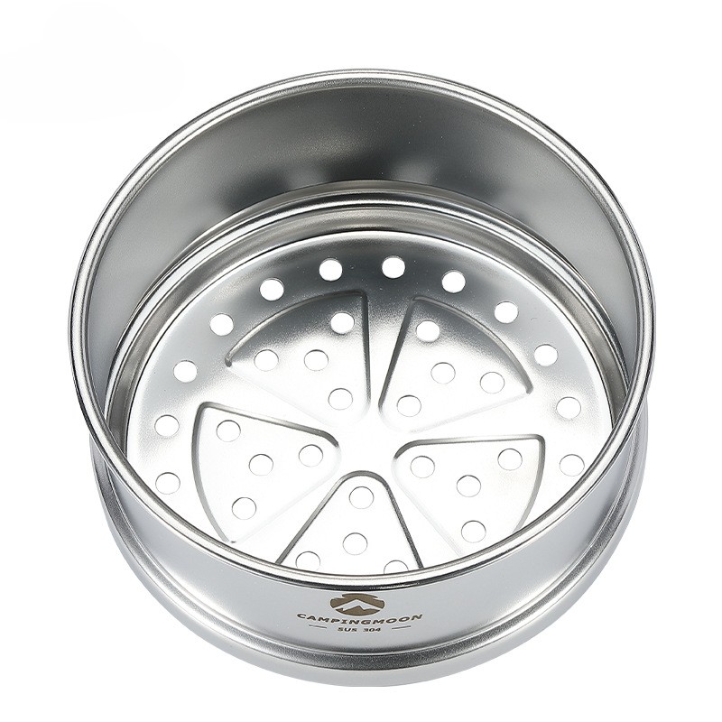 OutGearPro-S362 Stainless Steel Steamer Basket for Outdoor Camping & Picnic