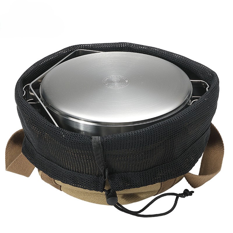 OutGearPro-DO-25 Thickened Stainless Steel Dutch Oven
