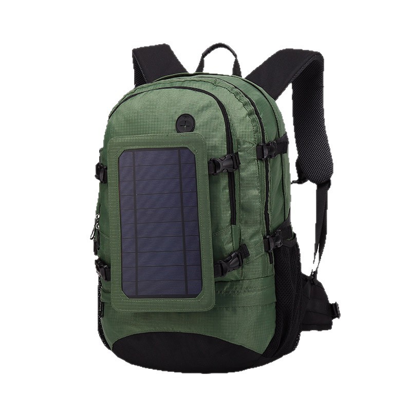 6.5W solar-powered emergency charging backpack