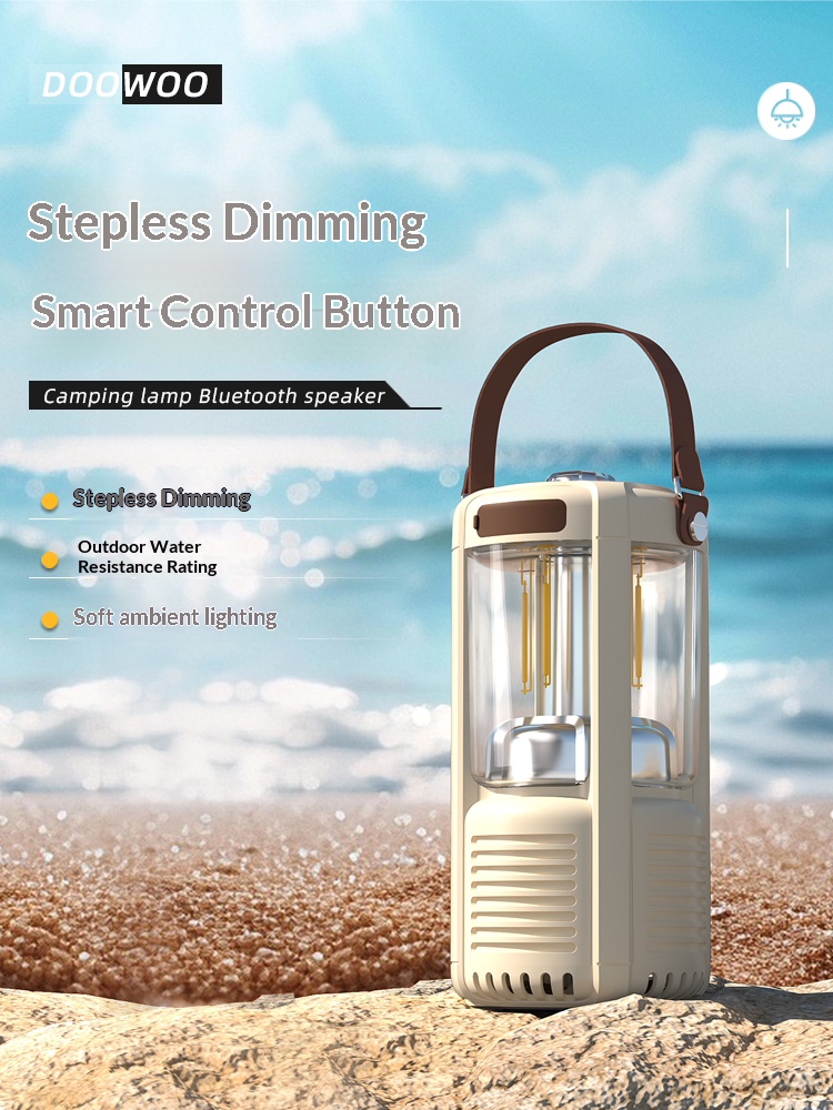 High-value appearance camping Bluetooth speaker with pulsating lights