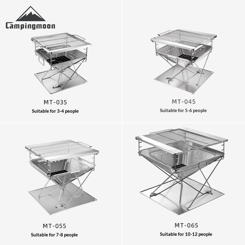 MT outdoor camping equipment-Firepit BBQ grill