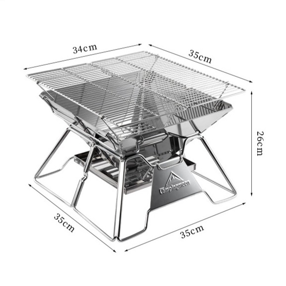 MT-2 Multi-Function Windproof Camping Barbecue Grill