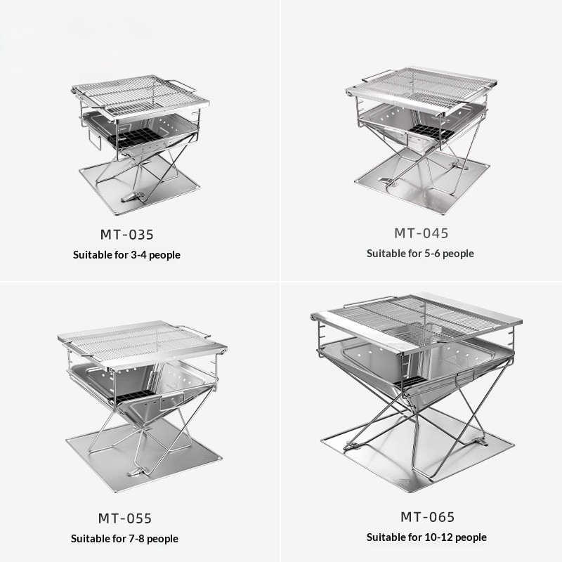 OutGearPro-MT outdoor camping equipment-Firepit BBQ grill