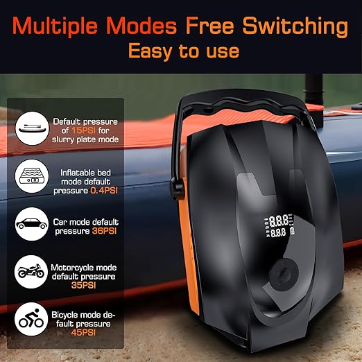 Outdoor portable inflatable pump