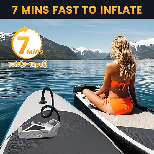 Outdoor multi-functional portable inflatable pump