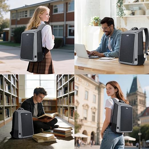 Laptop solar backpack